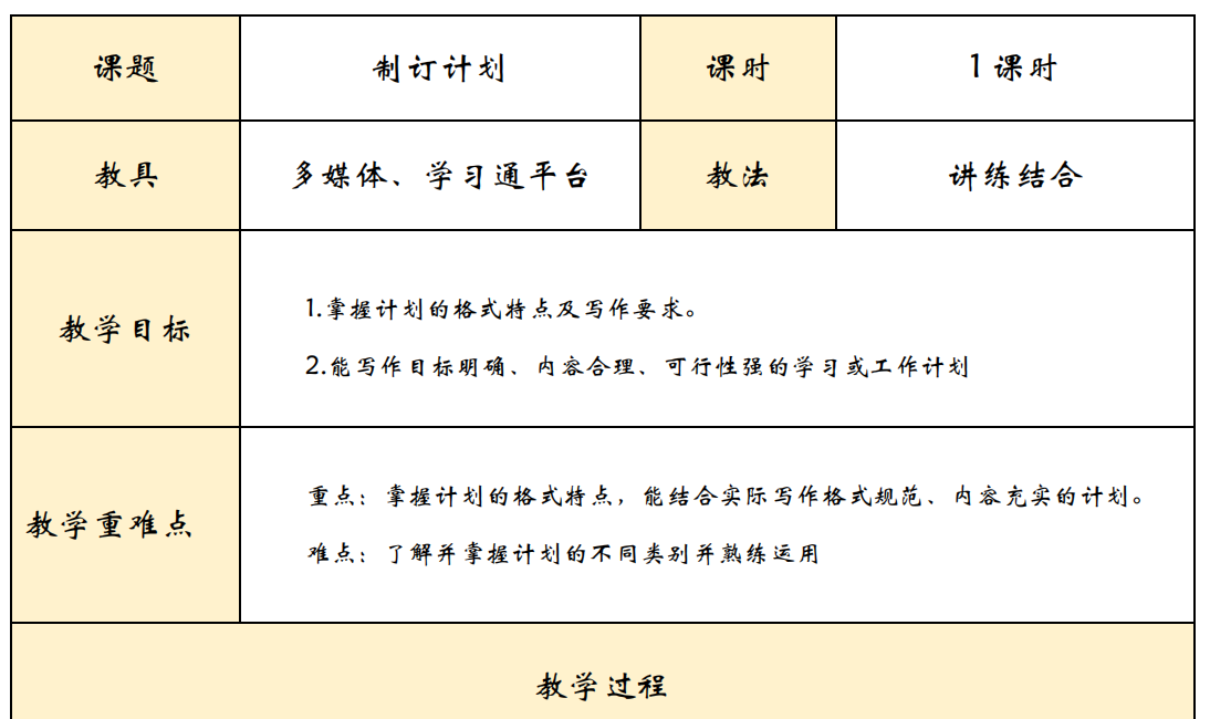 教学设计