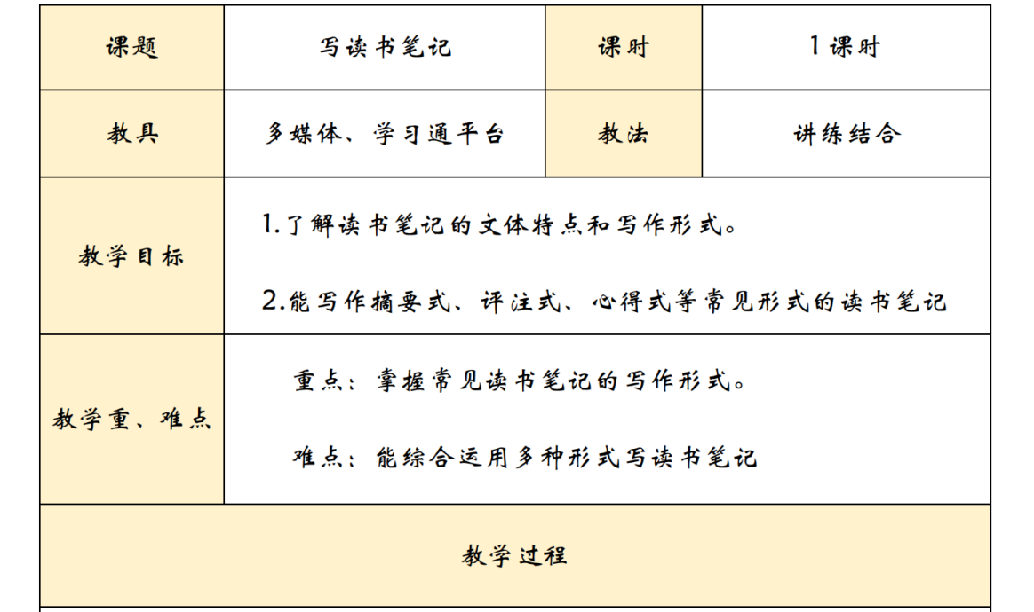 教学设计