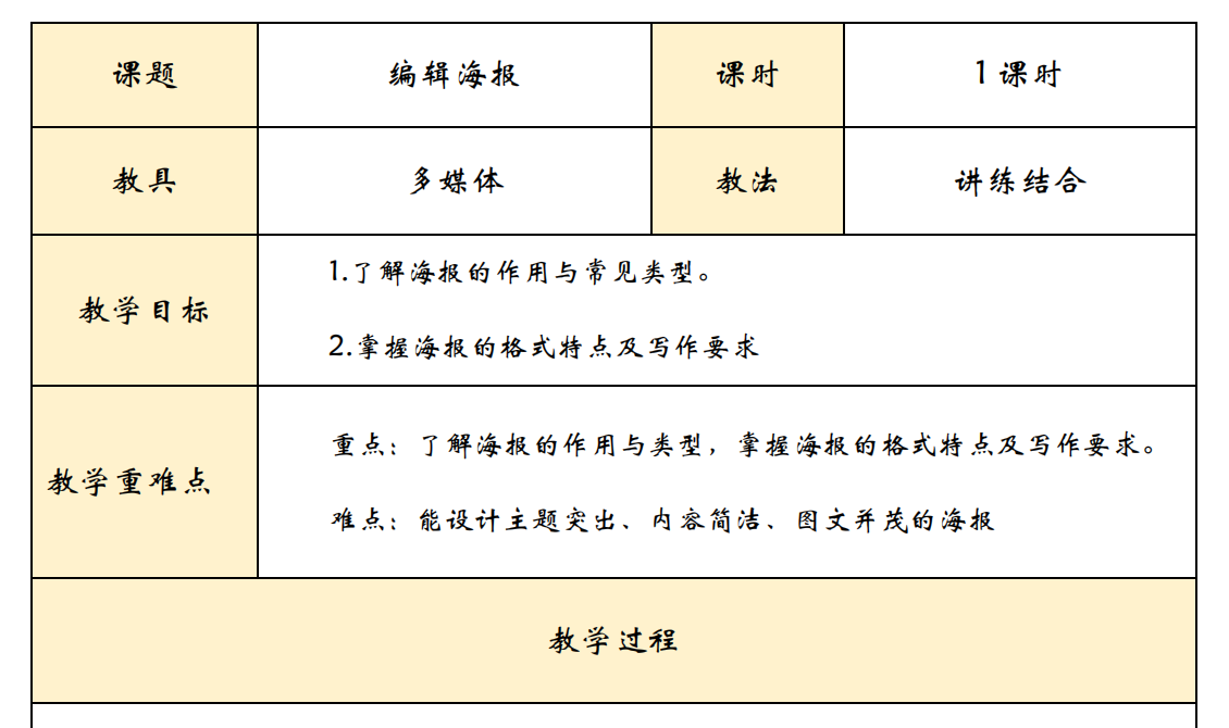 教学设计