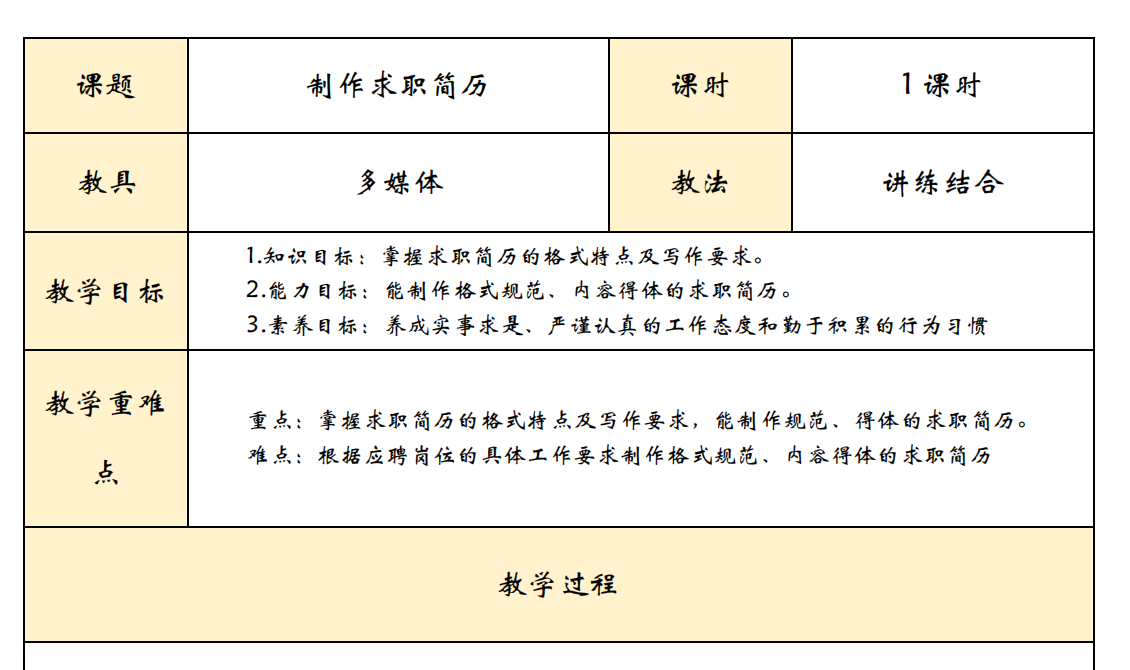 教学设计
